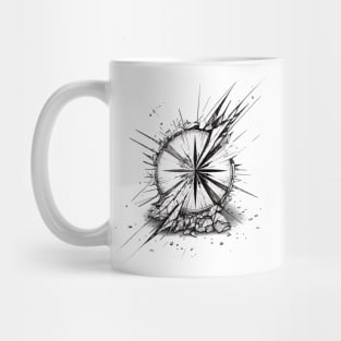 Broken Compass Mug